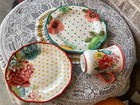 Pioneer Woman Dinnerware Set  2 Plates 1 Mug