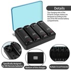 Wii Remote Charger Station With 4-pack 2800mah Rechargeable Batteries  Usb