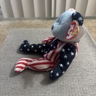 Ty Spangle The Bear Beanie Baby  Patriotic Collector Plush Rare Edition 