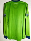 Adidas Authentic Mls Long Sleeve Jersey Seattle Sounders Team Green Men s 2xl