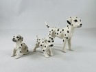 Vintage Set Of 3 Dalmatian Dogs  Porcelain bone China  Made In Japan