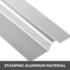 200pcs-4ft Aluminum Radiant Floor Heat Transfer Plates For 1 2  Pex Tube