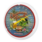 104-67667mv Margaritaville Cheeseburger 13 25  Indoor outdoor Dial Thermometer