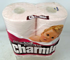 Charmin Vintage Four Roll Pink Colored Toilet Tissue Paper  Unopened Mcm