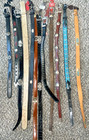 Tony Lama Justin   More Vintage 90   s Ladies Silver Concho Leather Belt Lot  7