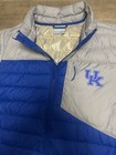 Nwt - Columbia Kentucky Wildcats Ncaa Double Blitz Omni Heat Jacket Men   s S