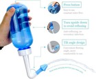 Neti Pot Sinus Rinse Bottle Nose Wash Cleaner Pressure Rinse Nasal Irrigation