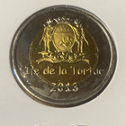 Tortuga 2013 Bi Metallic Bu 4 Escalins Coin