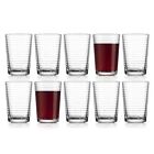 Juice Glasses 7 Oz  Set Of 10 Glass Cups     Beverage Water Tumblers For Home And 