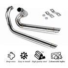 Shortshots Staggered Exhaust Pipe For Honda Shadow Vlx600 vt600c vt600cd Deluxe