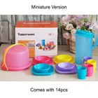 Miniature Tupperware Cooking Set Kids Play Mini Toy Xmas Gift Fast Shipping