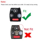 2 Car Key Shell Remote Case Fob For Honda Crv 2007 2008 2009 2010 2011 2012 2013