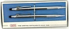 Vintage Cross Chrome Ball Point Pen Mechanical Pencil Set 3501 - New