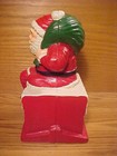 Vintage Cast Iron 2 Piece Bank-santa Claus Entering A Chimney-phillips Screw