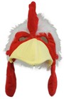 Rooster Chicken Bird Beak Plush Costume Mask Hat