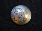 Pre Civil War Infantry Eagle Button - Silvered - A w  Spies