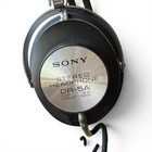 E3 Sony Dr-5a Adjustable Stereo Headphones Tested Clean Nothing Broken