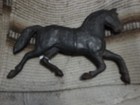 Antique Steel Tin Horse-lightning Rod Or Weather Vanes-14  Long 10  Tall