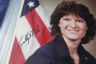 Sally Ride United States Nasa Female Astronaut Autographed 8x10 Photo Psa Slab