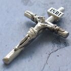 10g 3d Jesus Christ Cross Christian Catholic Pendant 925 Solid Sterling Silver