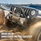 18000ibs Electric Winch 12v 75feet Steel Rope 4wd Atv Utv Winch Towing Truck