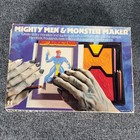 Vintage 1979 Tomy Mighty Men And Monster Maker Design Kit All 18 Plates With Box