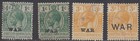 British Honduras Stamps  1916-1918  Sg114 116 118 20 Cv   49