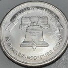     vintag1986 Liberty Silver A-mark 1 One Troy Ounce 999 Silver