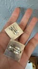 Vintage Taxco Mexico Orquidia Ts-62 Sterling Silver Modernist Clip-on Earrings