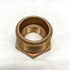 1-1 2  Male X 1  Female Brass Npt Hex Reducer Bushing Adapter Pipe Fitting
