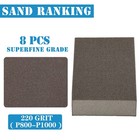 8pcs 220 Grit Sanding Blocks  Jamiikury Sponge 220 Grits  Hard Block 