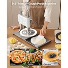 9 5 In Manual Pizza Dough Press Machine Pizza Pastry Sheeter Stainless