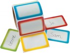 100 - Fun Express Colorful Self-adhesive Name Tags labels - Box Bin Labels