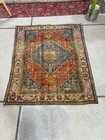 5x6 Multi Turkish Traditional Area Wool Rug  Vintage Oriental Rug  Kitchen Rug