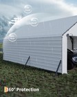 16pcs Roofing Panels For Metal Carport 20x25 Ft  20x20 Ft Heavy Duty Carport Kit