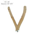 Large Manzanita Parrot Perch 13 x 10    Diameter  1 00 -1 75    1005-bp6