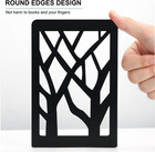 Book Ends Tree Design Modern Bookends For Shelves  Non-skid Bookend  Heavy Duty 