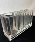 Vintage Lucite Desk Organizer  Mid Century  Guzzini  Italy