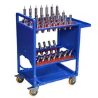 Cnc Tool Cart Bt40 Mobile Tool Rack Cnc Tool Cart 35 Capacity Cat40 With Wheels