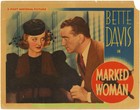Marked Woman Lobby Card Size 11x14 Movie Poster Bette Davis Humphrey Bogart 1937