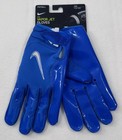New Nike Vapor Jet 6 0 Royal Blue Nfl  Receiver Football Gloves Men   s 2xl