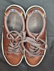 Nautica Emerson Low Top Mens Casual Leather Shoes Brown White New Size 7 5