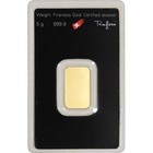 5 Gram Gold Bar - Argor Heraeus - 999 9 Fine In Assay