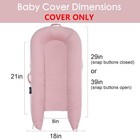 Waterproof Corduroy Lounger Cover For Dockatot Deluxe  Waterproof  Flamingo 