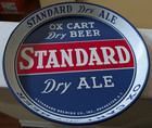Vintage Standard Brewing Co Rochester Ny Ox Cart   Dry Ale Beer  Metal Tray