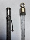 Vintage Taylor Instrument Glass Pocket Thermometer Metal Case -40 120 Rochester