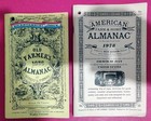 Pair Of Vintage Almanacs  1976 The Old Farmers   1978 American Farm   Home