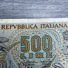 1967 Italy 500 Lire Repubblica Italiana Biglietto Di Stato - Low Serial   013408