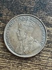 1913 Canada King George V One 1 Cent Actual Coin Tb7997 