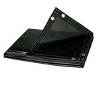 Steiner 322-4x6 Tinted Transparent Vinyl Welding Curtain  14 Mil  Dark Green 